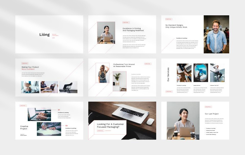 红色极简商务工作汇报PPT模板.pptx