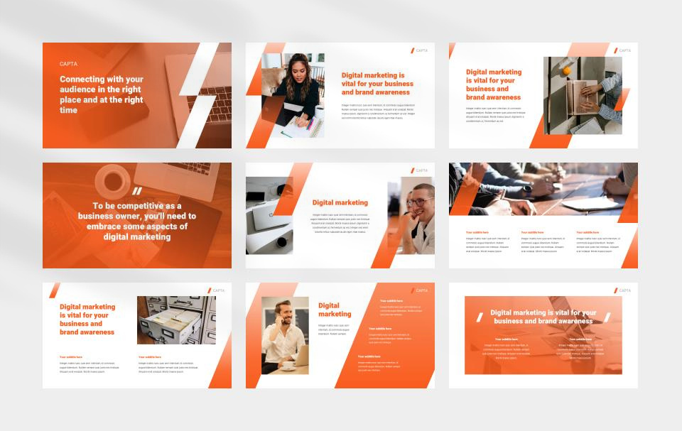 红色色块商务工作汇报PPT模板.pptx