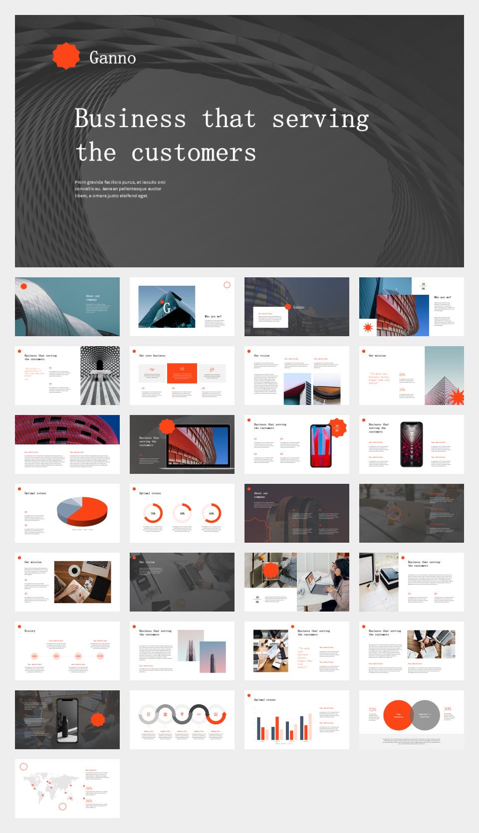 红色简约商务工作汇报PPT模板.pptx