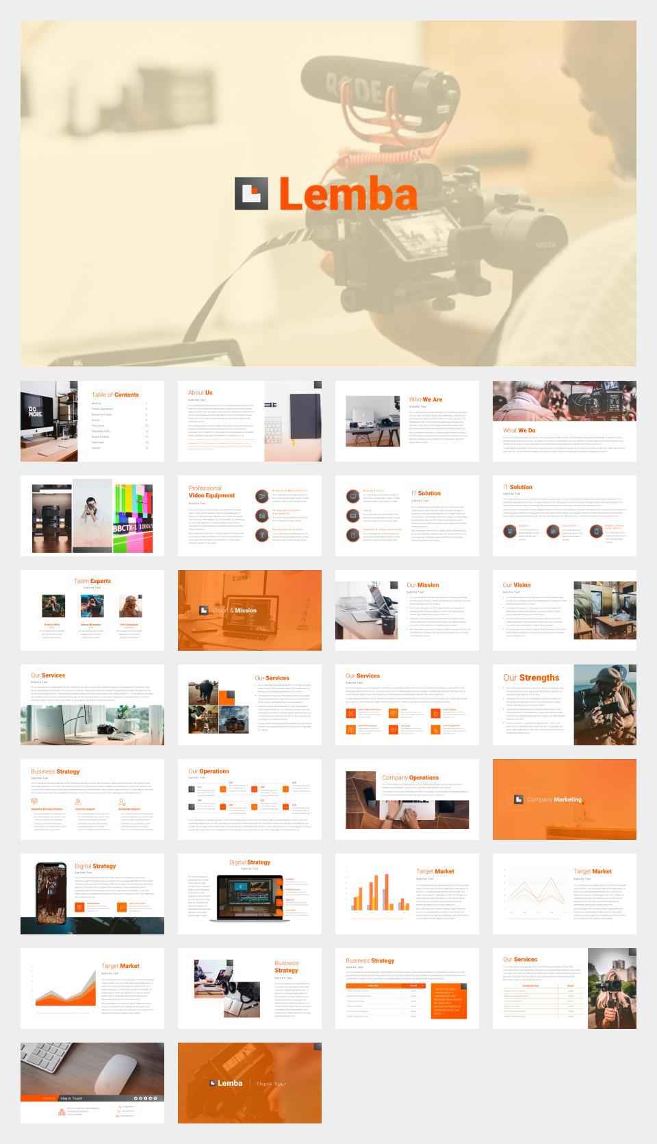 红色拍摄公司介绍PPT模板.pptx