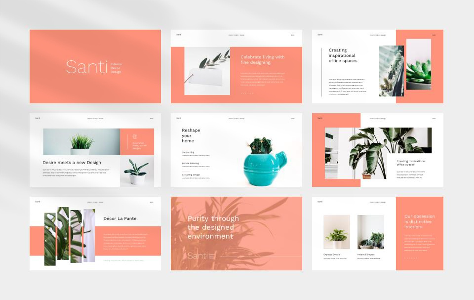 红色植物计划总结PPT模板.pptx