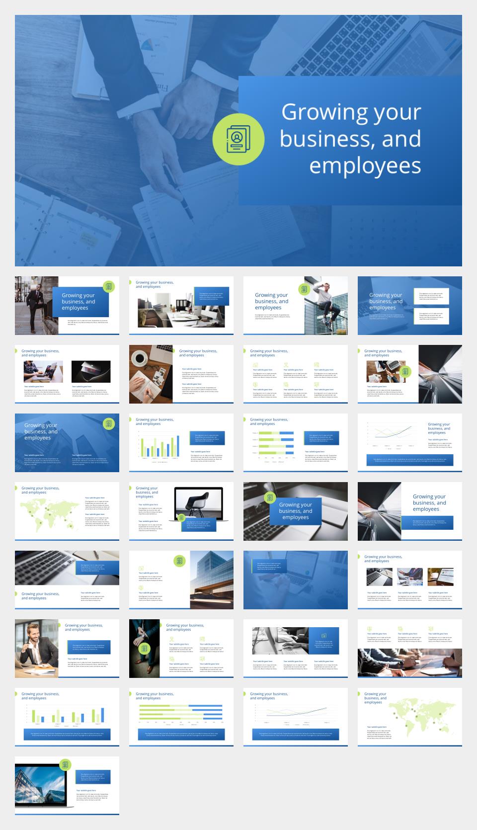 蓝色商务职场计划总结PPT模板.pptx