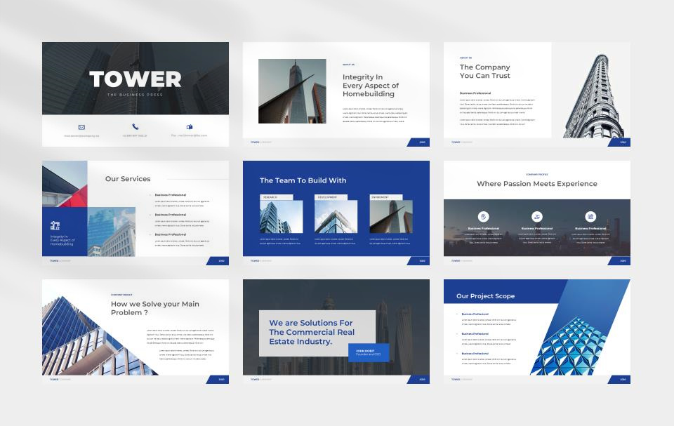 蓝色职场计划总结PPT模板.pptx