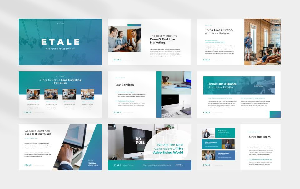 蓝色职场计划总结PPT模板.pptx