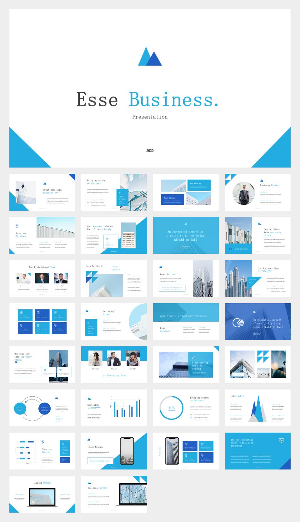 蓝色建筑公司介绍PPT模板.pptx