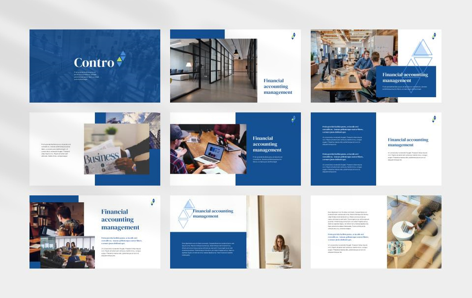 蓝色商务公司介绍PPT模板.pptx