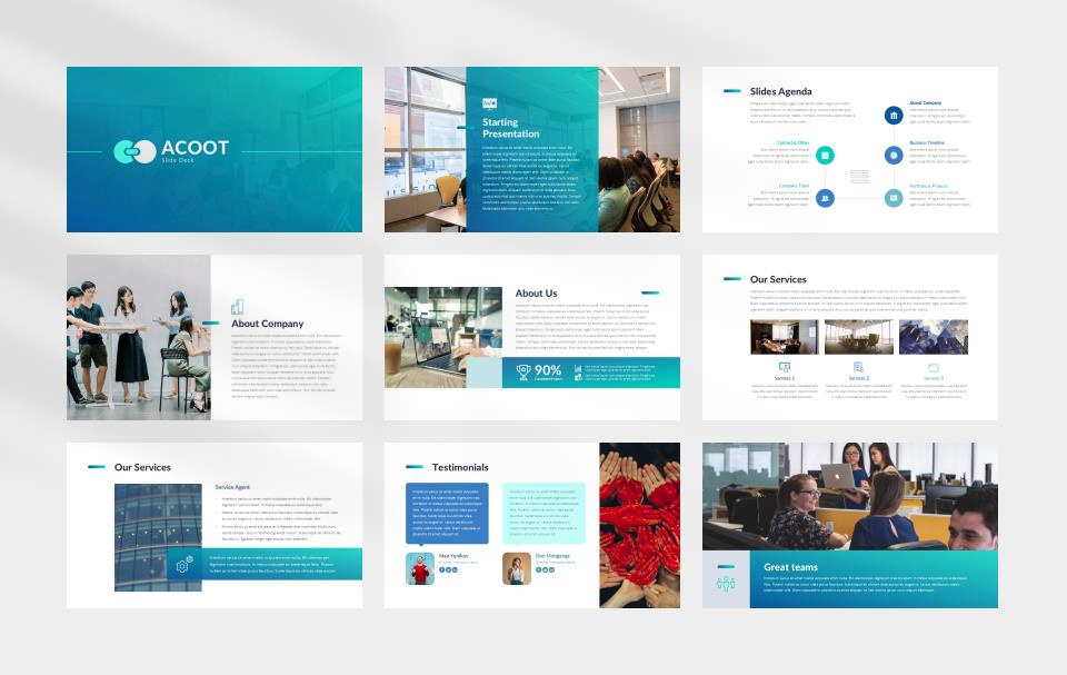 蓝色商务公司介绍PPT模板.pptx