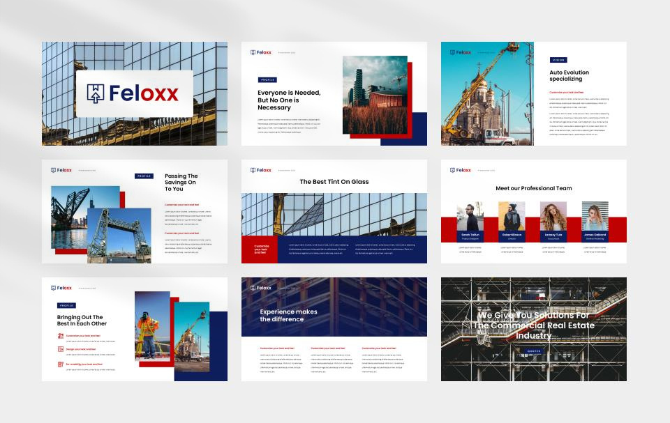 蓝色建造工作汇报PPT模板.pptx