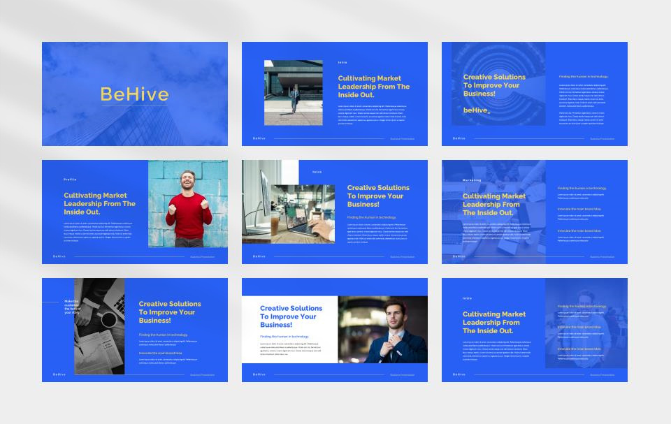 蓝色商务工作汇报PPT模板.pptx