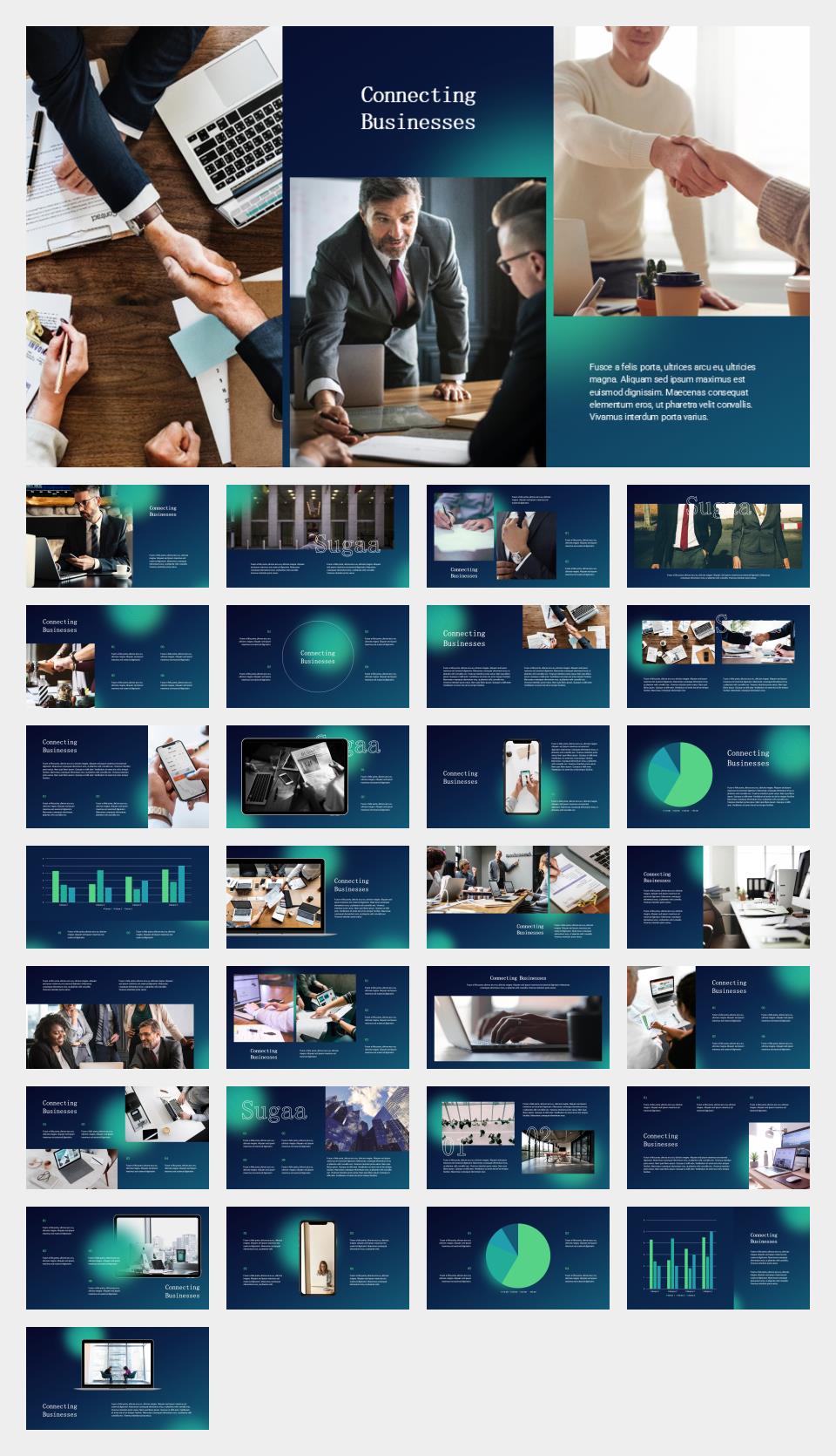 蓝色商务工作汇报PPT模板.pptx