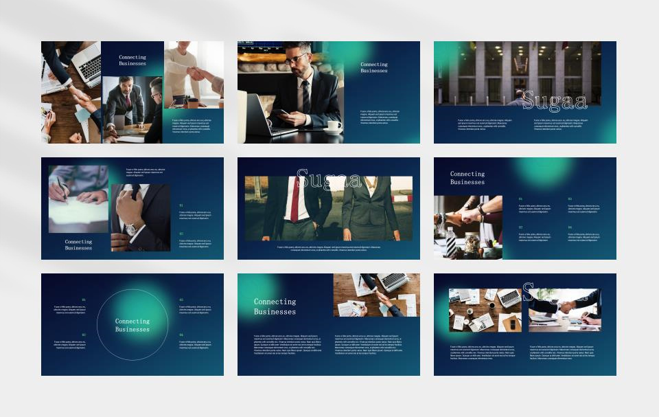 蓝色商务工作汇报PPT模板.pptx