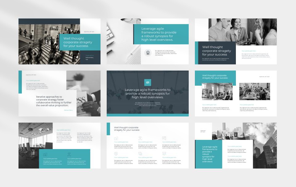 绿色商务公司介绍PPT模板.pptx