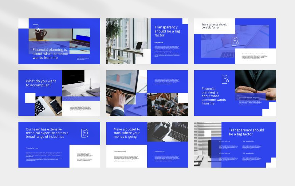 蓝色商务工作汇报PPT模板.pptx