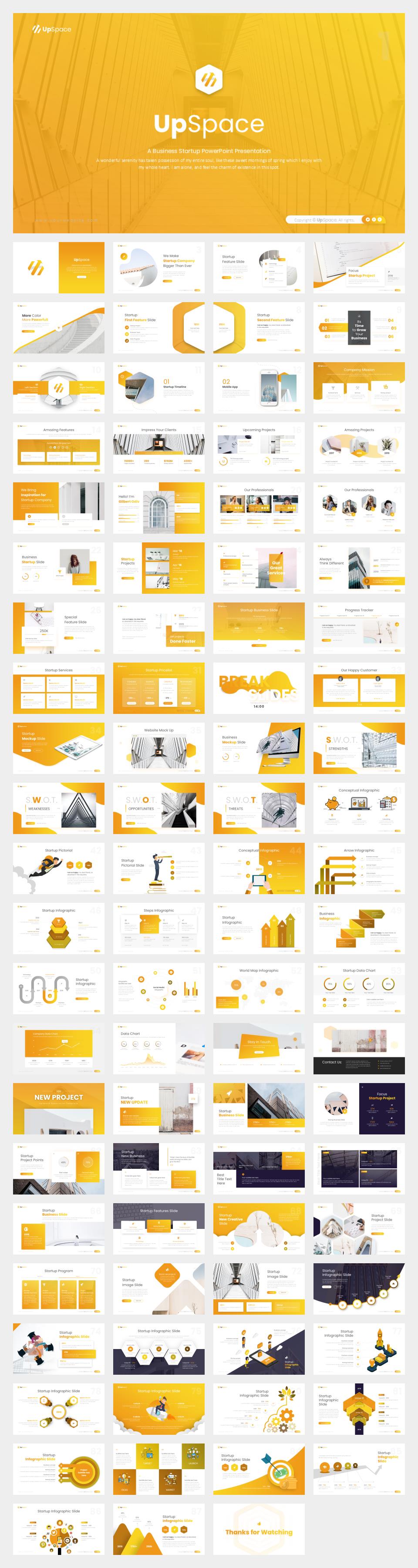 黄色职场商务风PPT模板