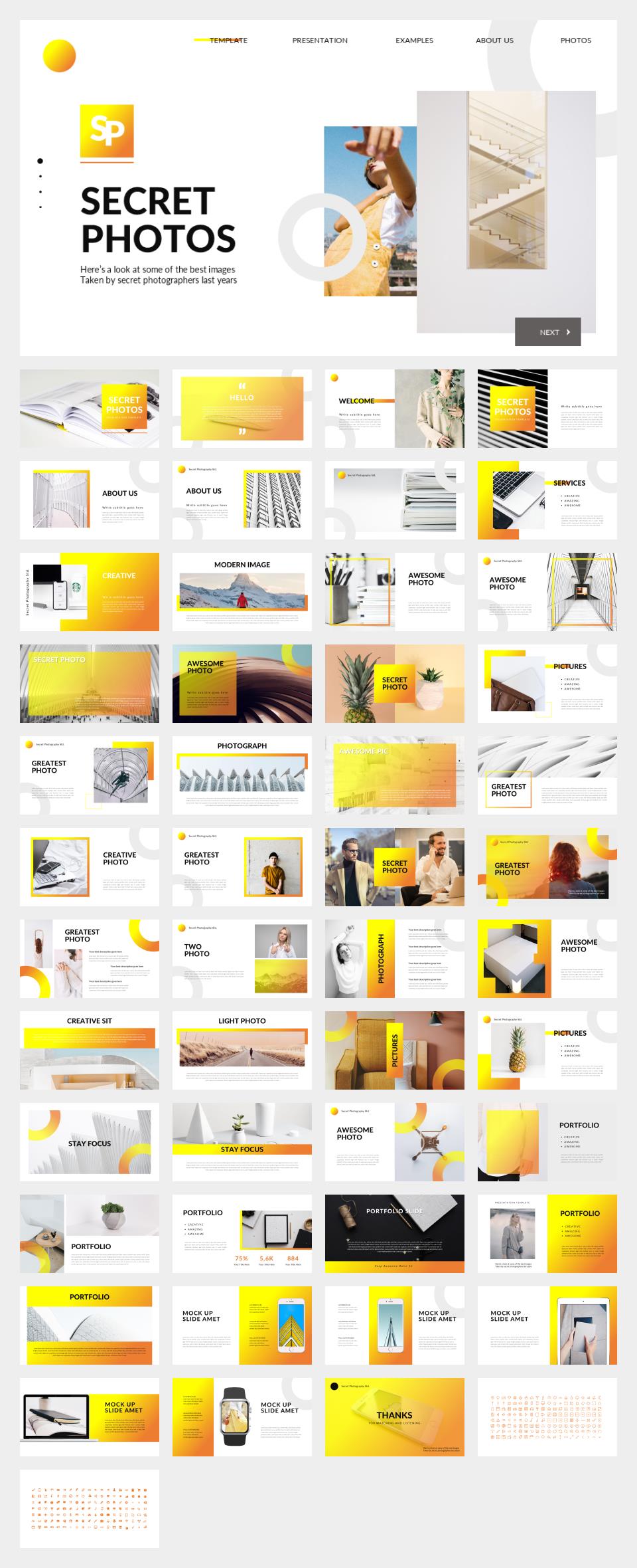 黄色职场商务风PPT模板