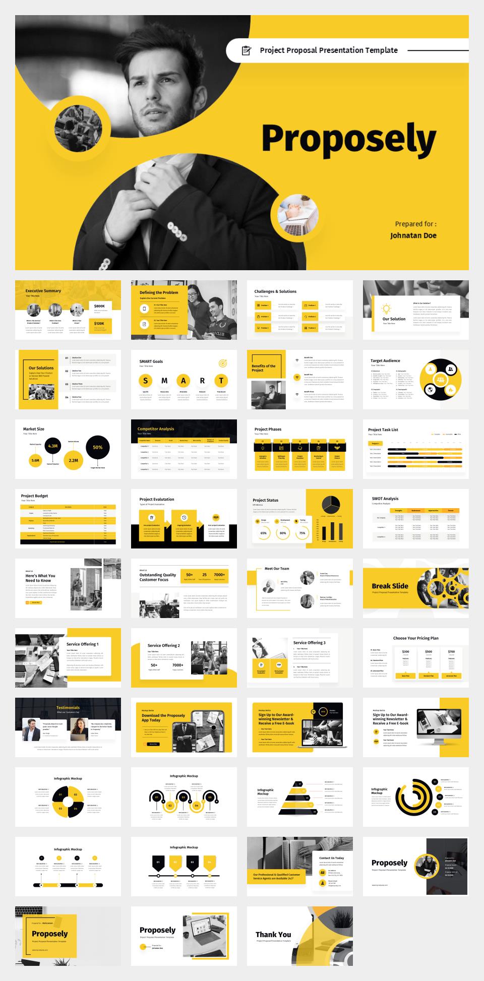 黄色职场公司介绍PPT模板.pptx