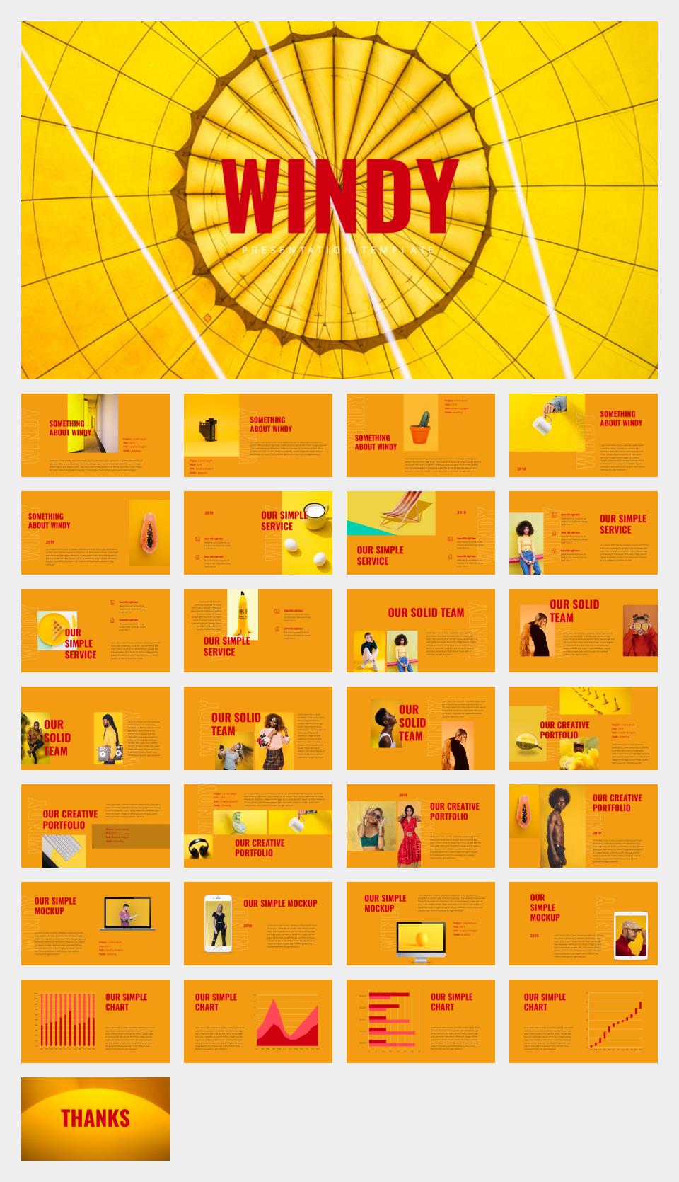 黄色职场商务风PPT模板