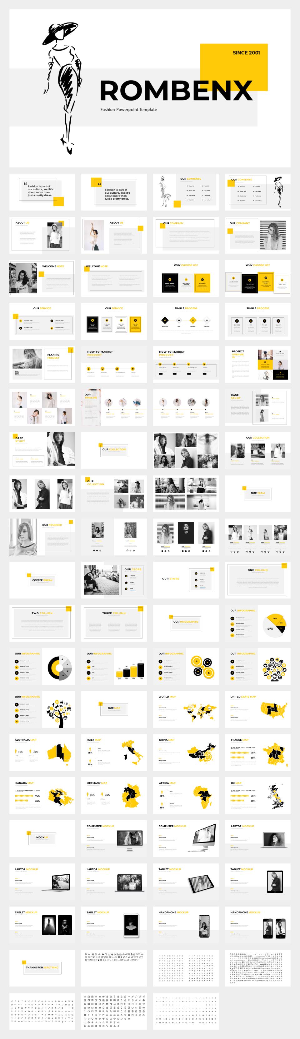 黄色职场商务风PPT模板