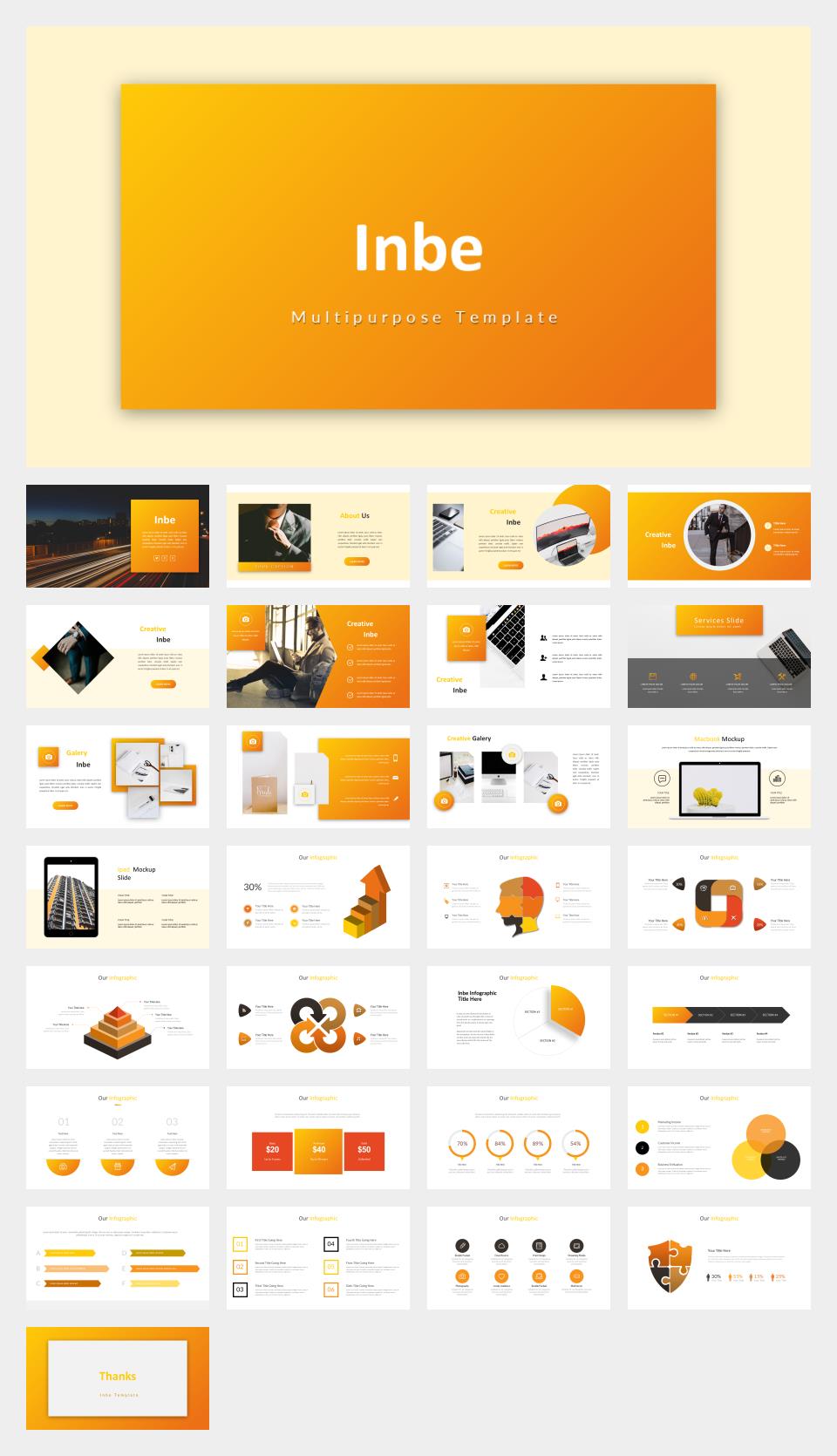 黄色职场商务风PPT模板