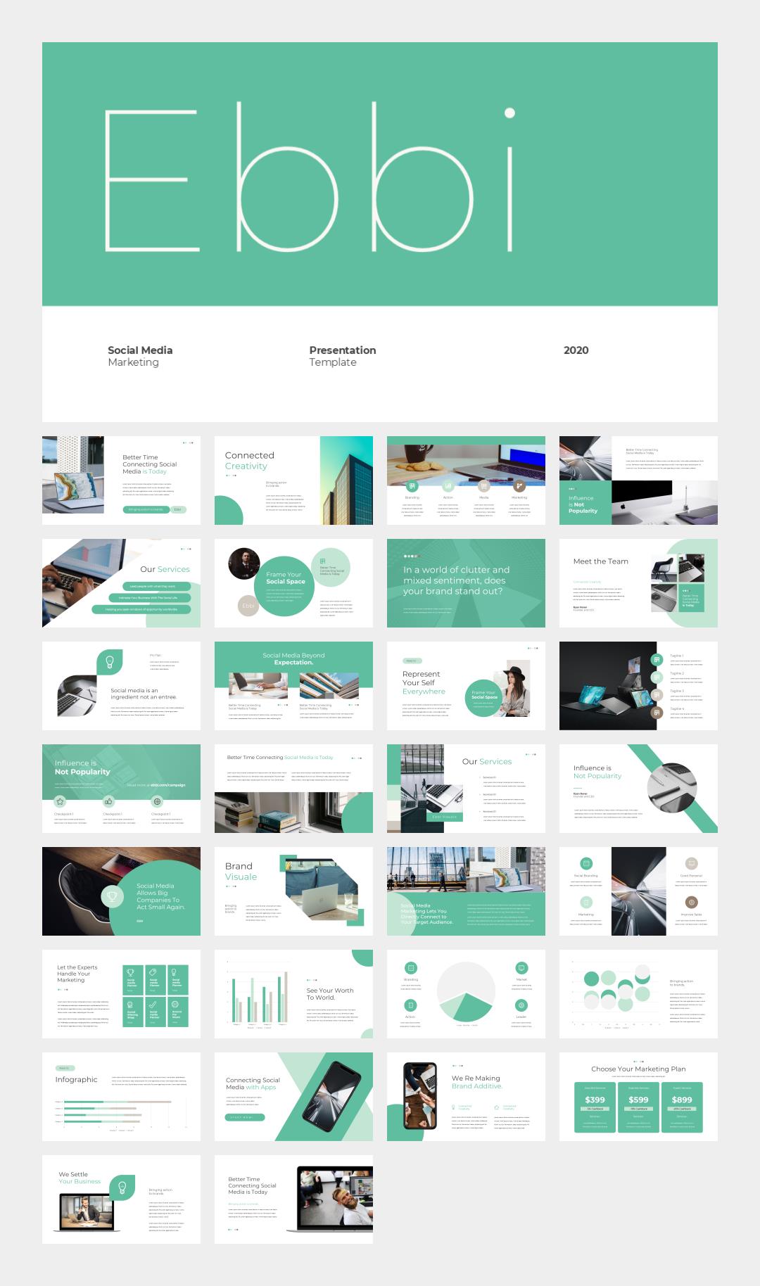 简约绿色商务公司介绍PPT模板.pptx