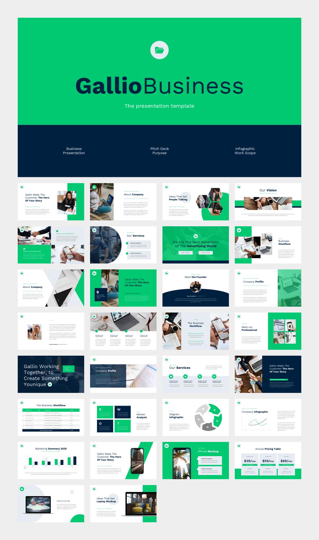 绿色商务公司介绍PPT模板.pptx