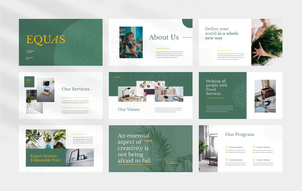 绿色家居计划总结PPT模板.pptx