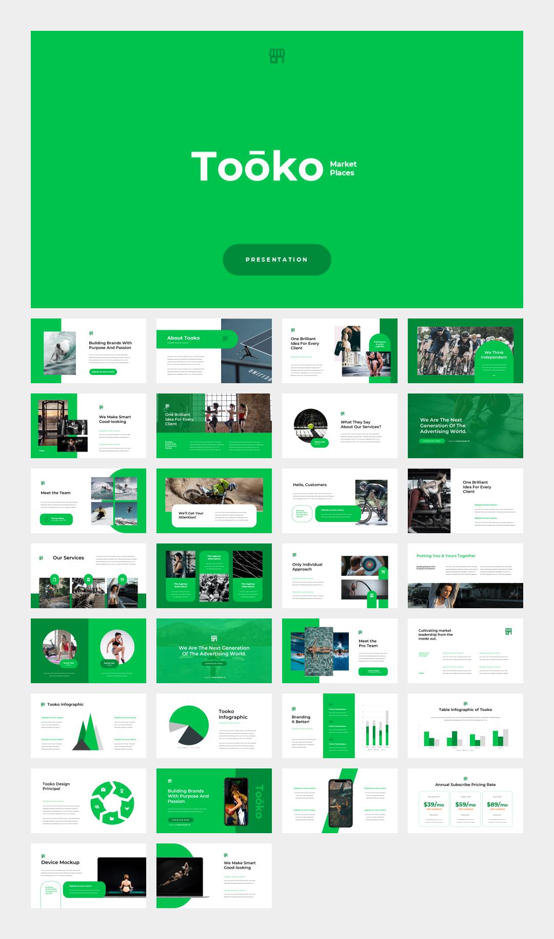 绿色运动计划总结PPT模板.pptx