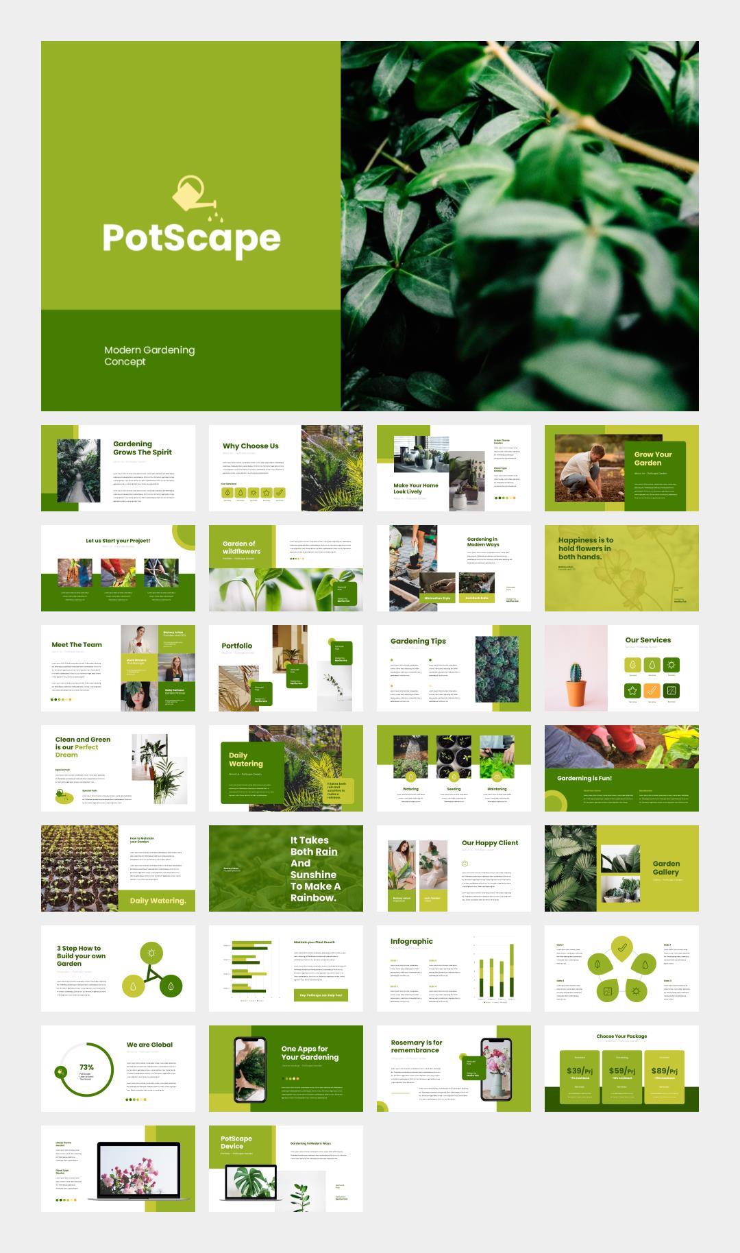 绿色种植计划总结PPT模板.pptx