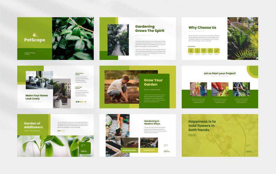 绿色种植计划总结PPT模板.pptx