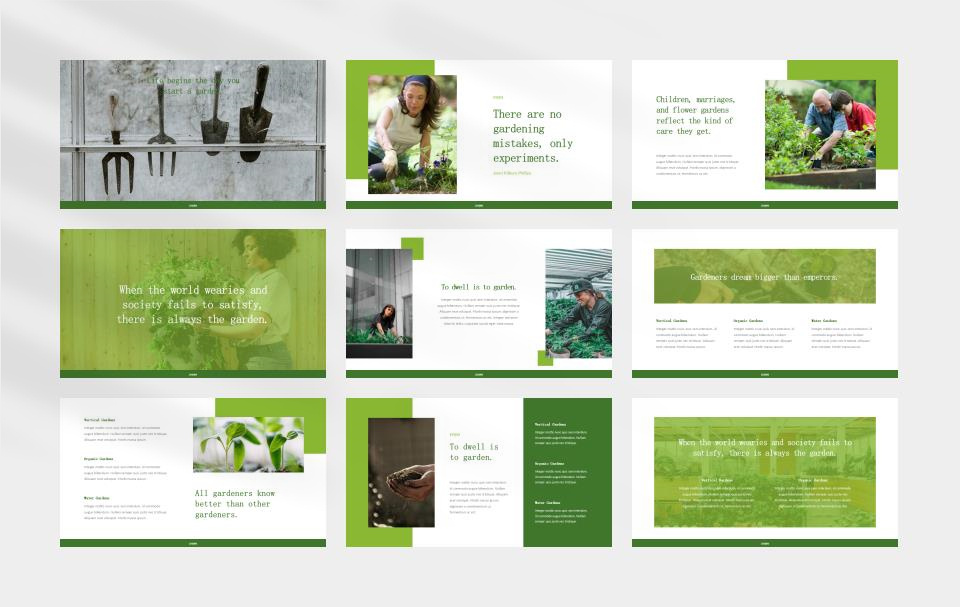 绿色花园工作汇报PPT模板.pptx