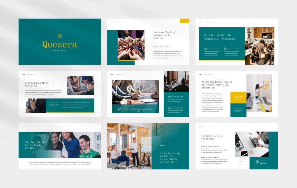 绿色商务工作汇报PPT模板.pptx