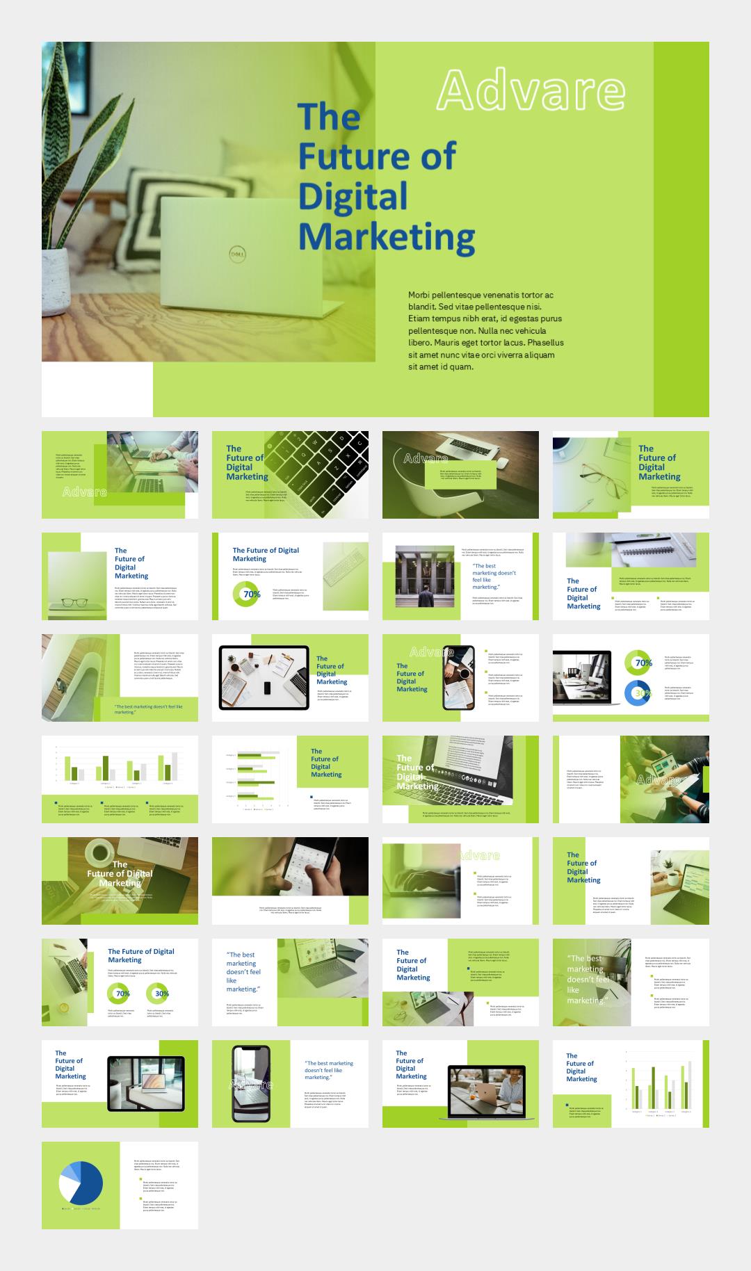 绿色办公公司介绍PPT模板.pptx