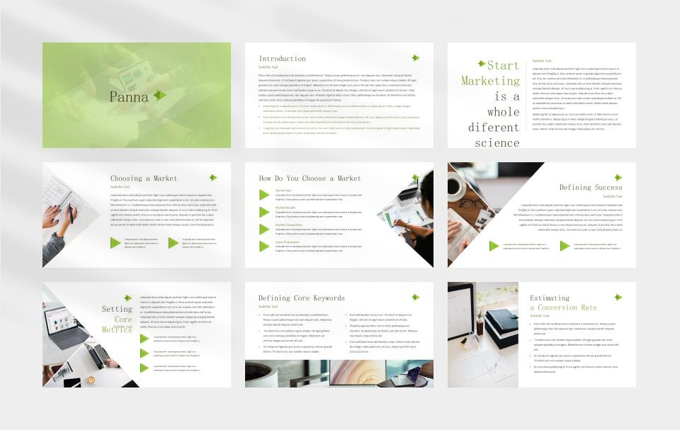 绿色办公计划总结PPT模板.pptx