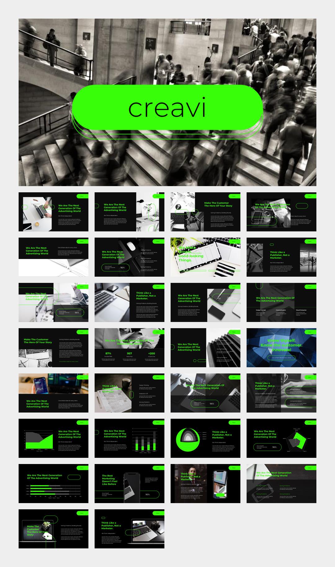 绿色商务工作汇报PPT模板.pptx