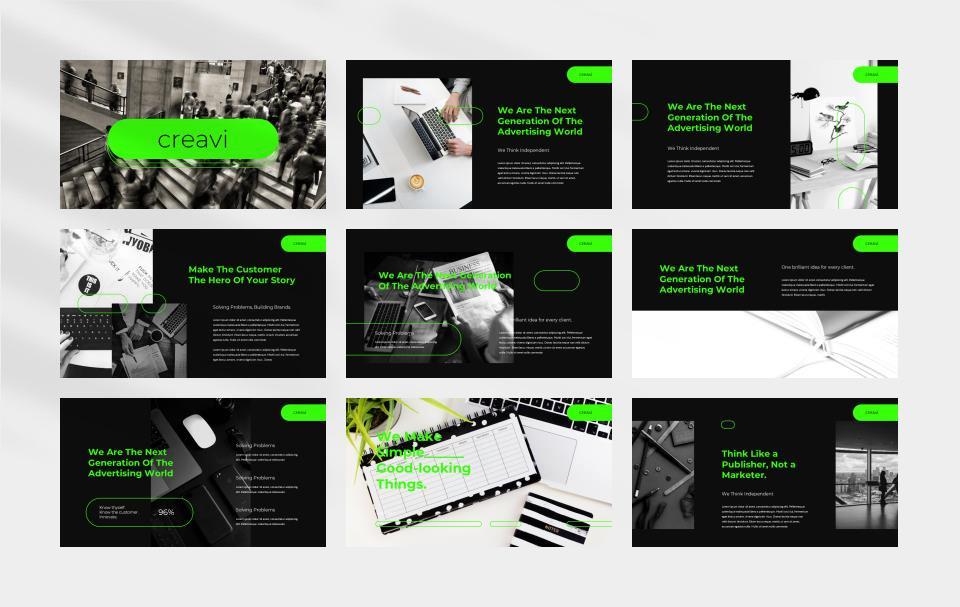 绿色商务工作汇报PPT模板.pptx