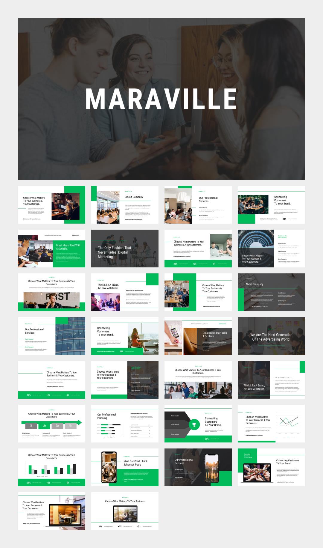 绿色商务公司介绍PPT模板.pptx