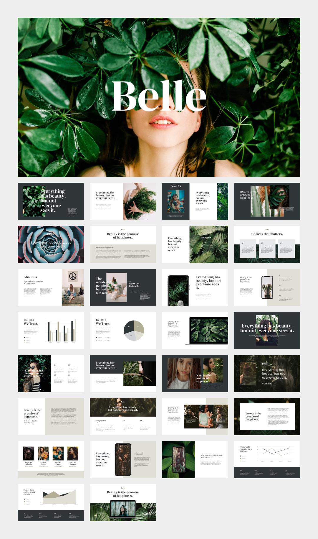 绿色时尚公司介绍PPT模板.pptx