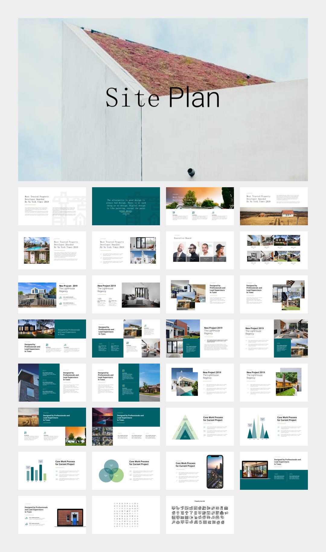 绿色房产工作汇报PPT模板.pptx