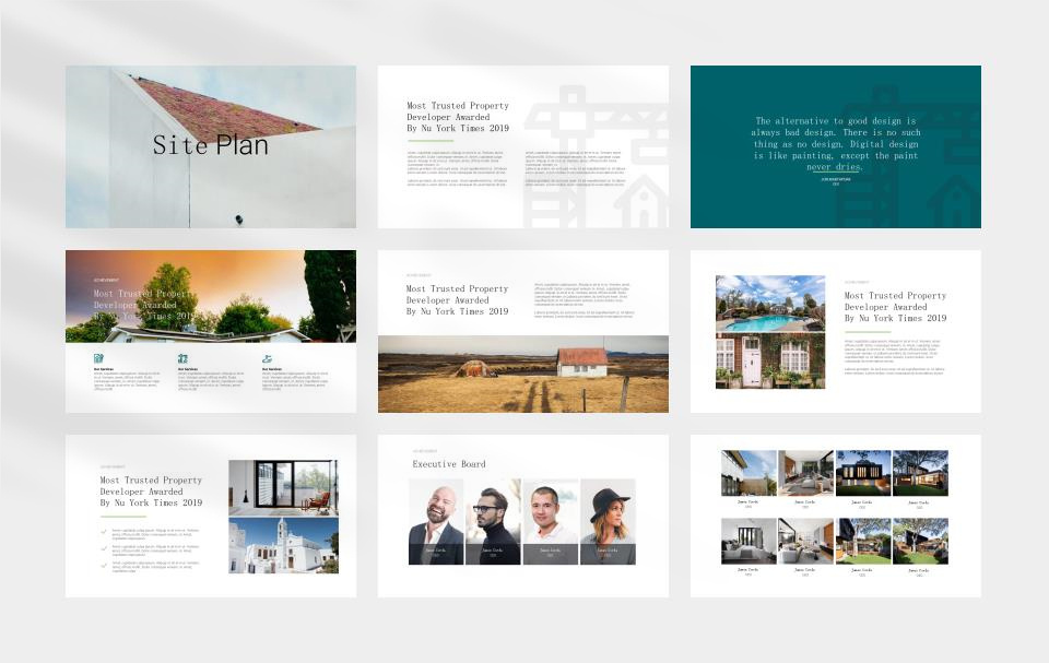 绿色房产工作汇报PPT模板.pptx