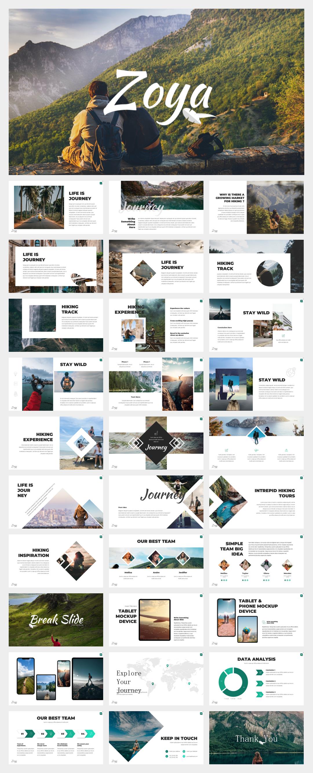 浅色系旅行简约风ppt模板.pptx