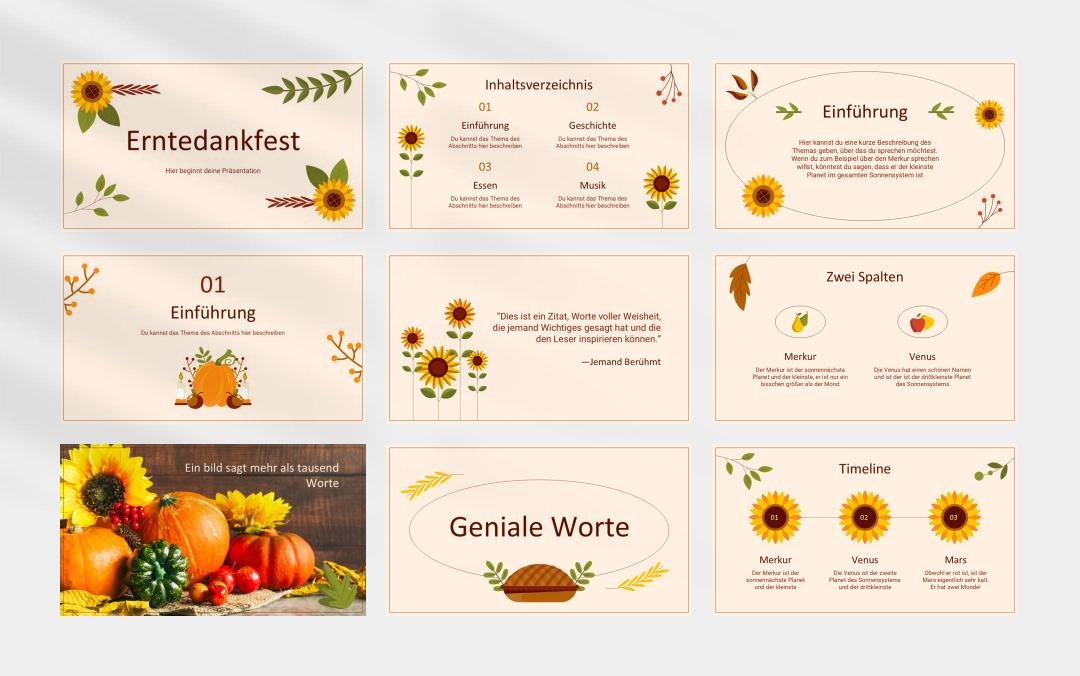 多彩卡通花卉文艺主题PPT模板