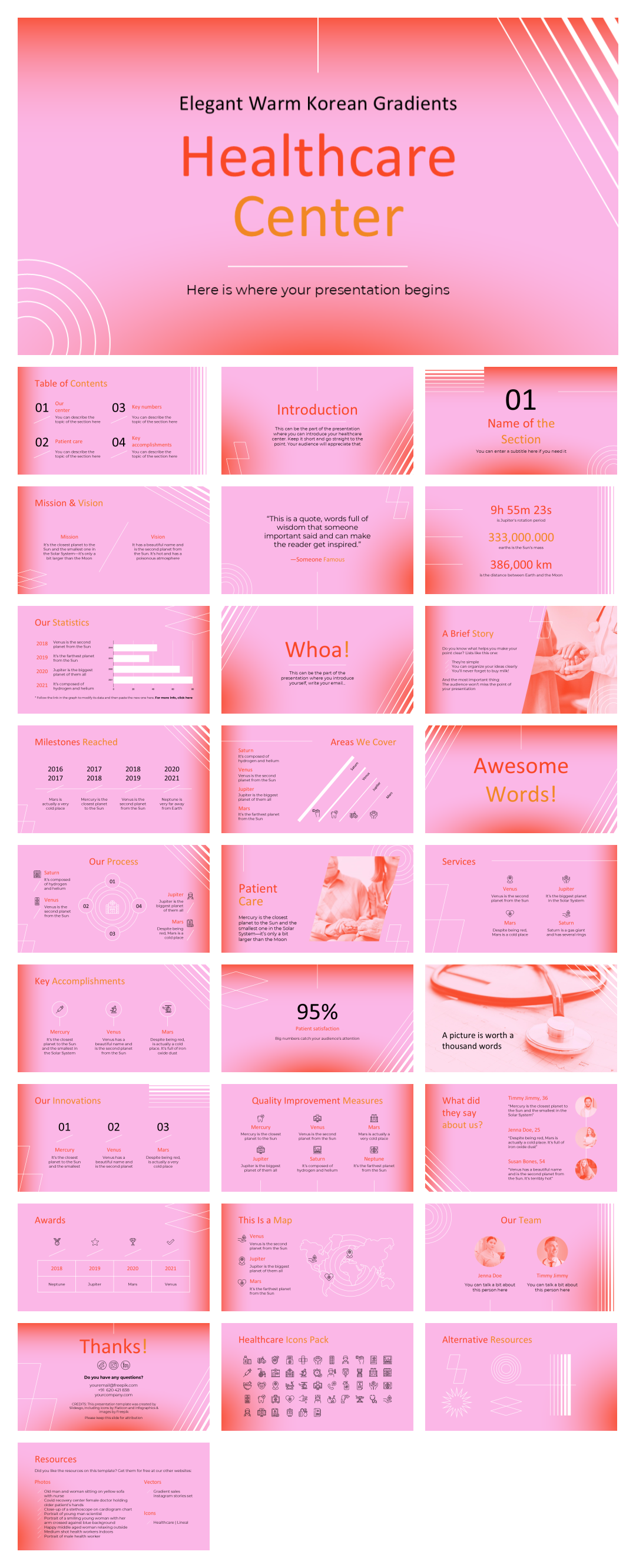 粉色高级弥散风PPT模板