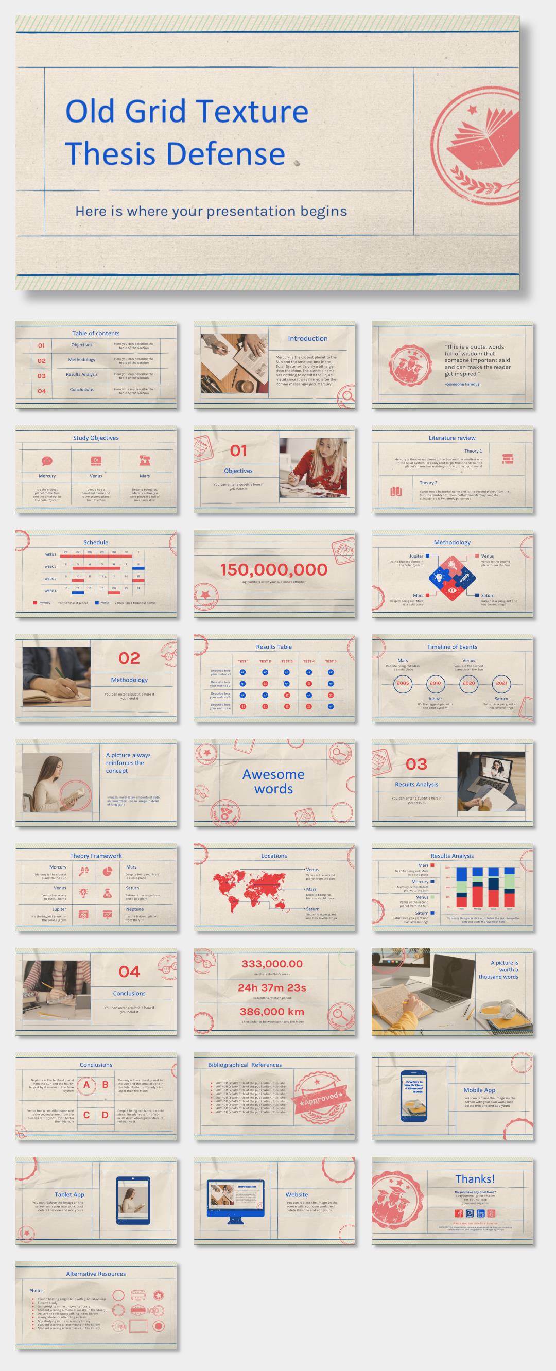 欧美牛皮纸复古风PPT模板