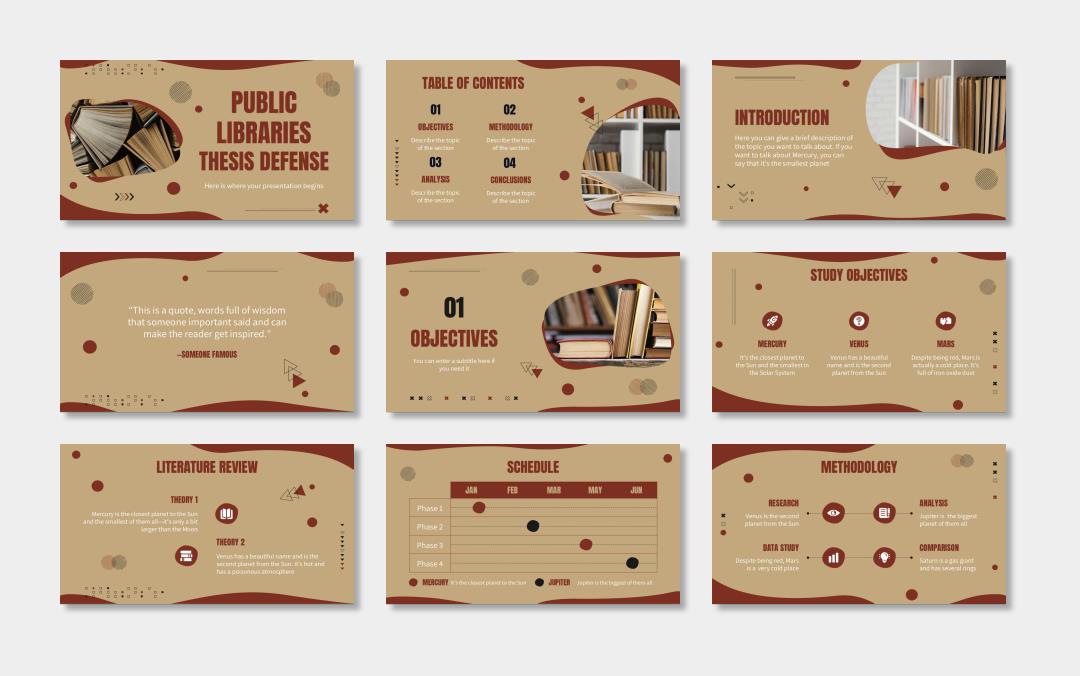 欧美牛皮纸复古风PPT模板