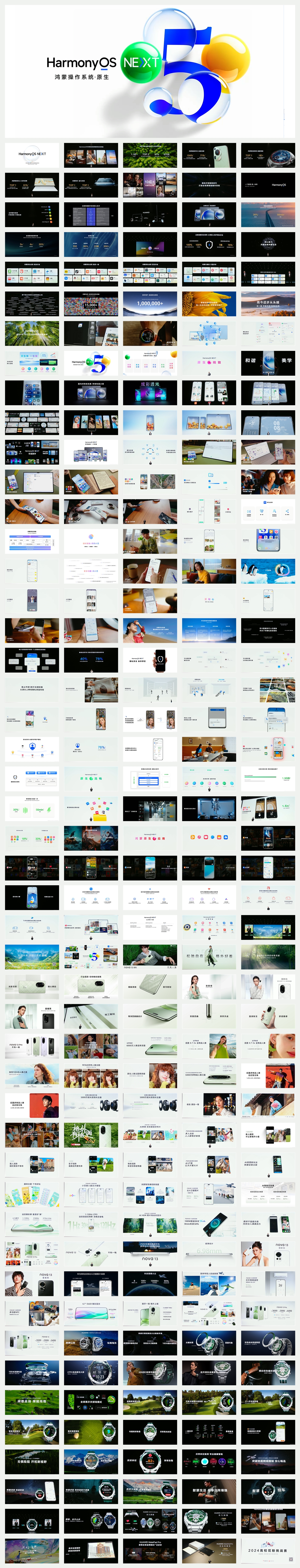2024年秋季原生鸿蒙之夜暨华为全场景新品发布会PPT案例-24页