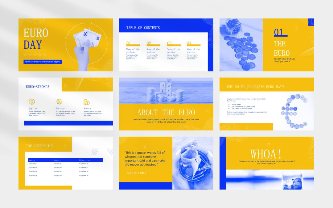 时尚创意个性PPT模板