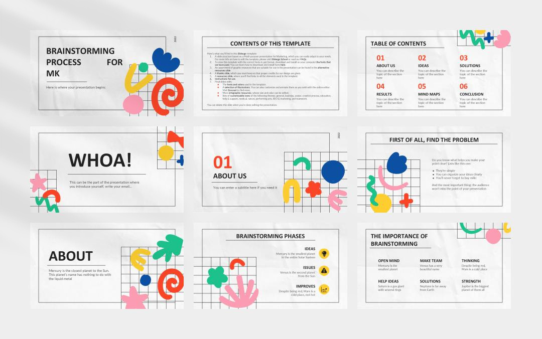 时尚创意个性PPT模板