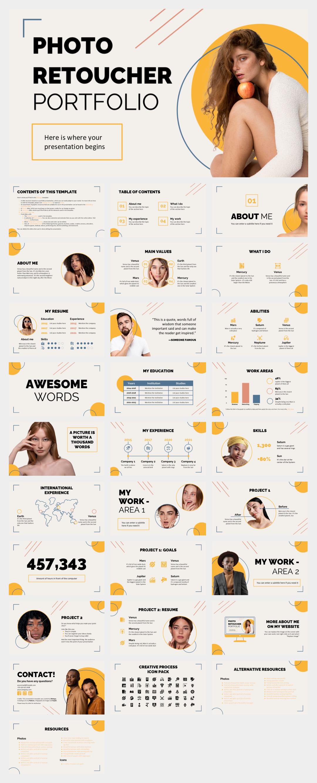 时尚创意个性PPT模板