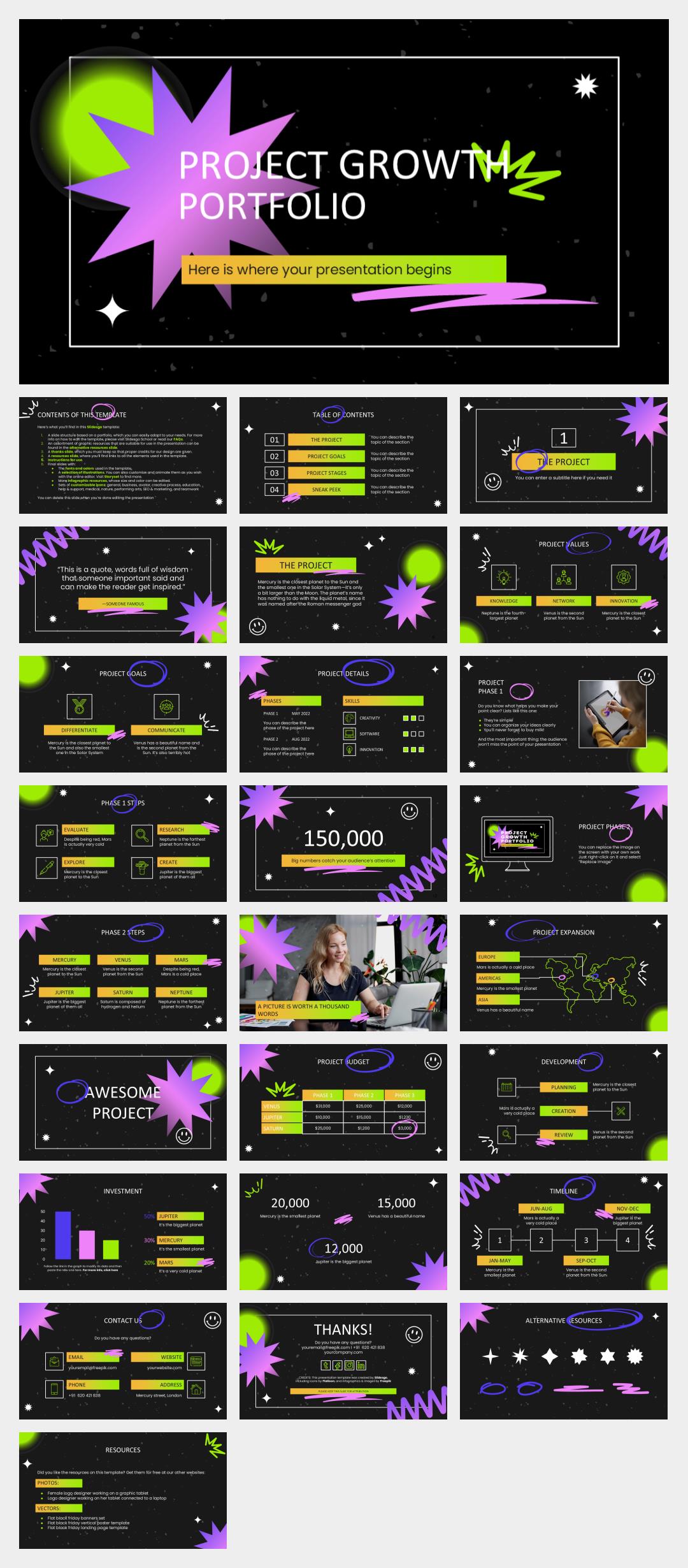 时尚创意个性PPT模板