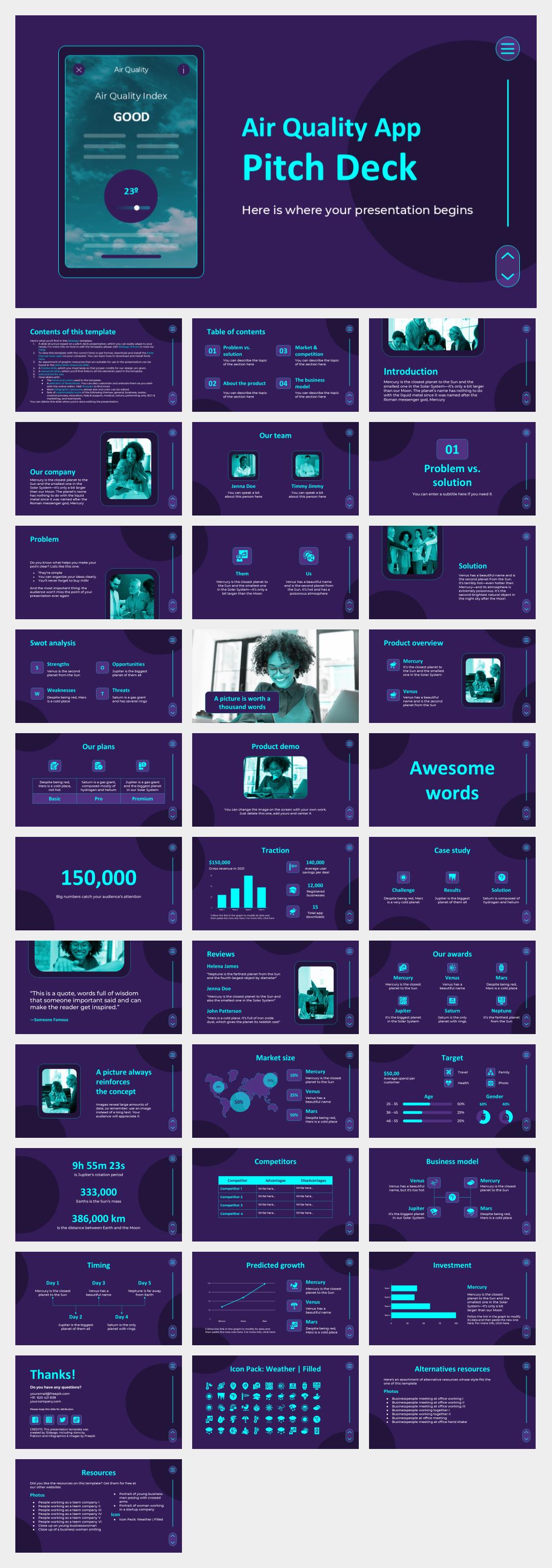 时尚创意个性PPT模板